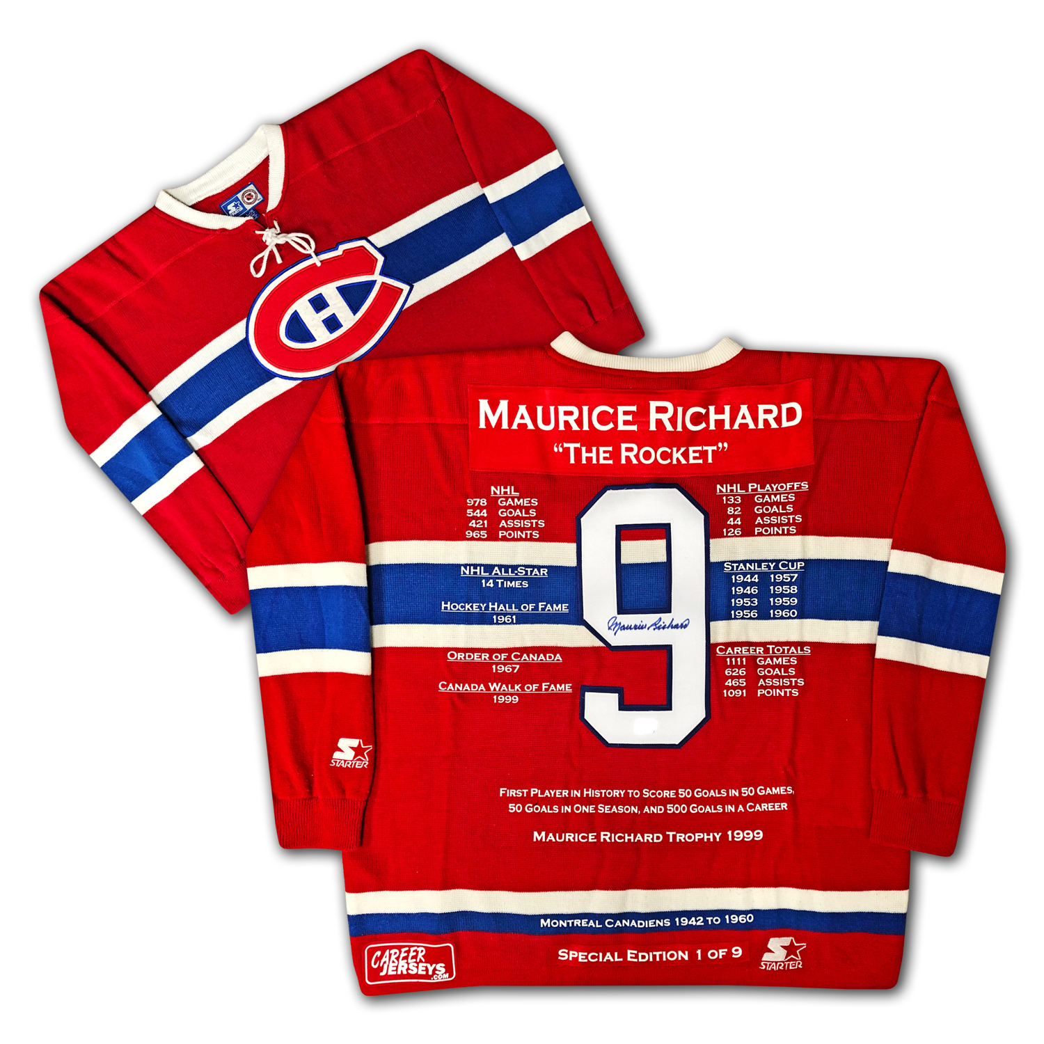 rocket richard jersey